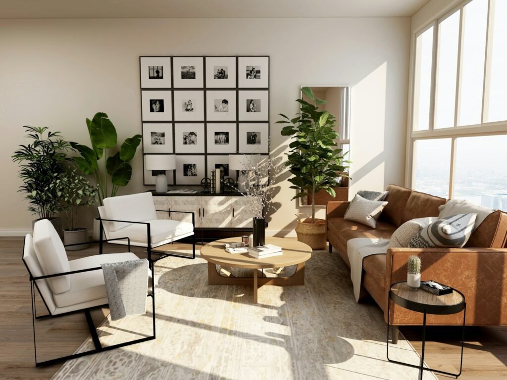 Comfortable styled living room
